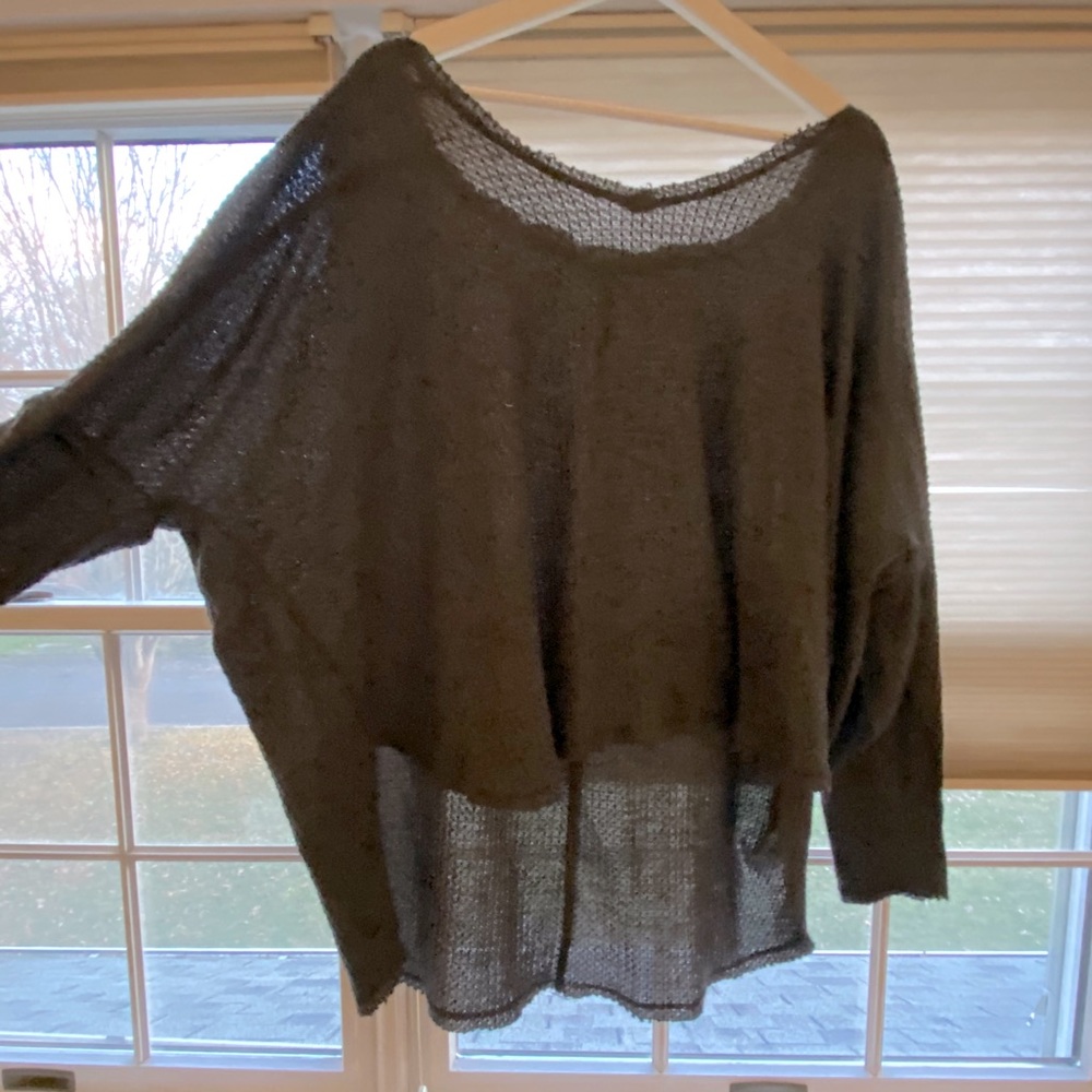 grey long sleeve